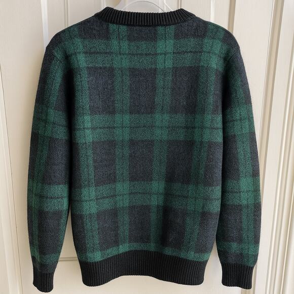 J Crew Watch Tartan Plaid Crewneck Alpaca Wool Crewneck Sweater - Picture 7 of 9